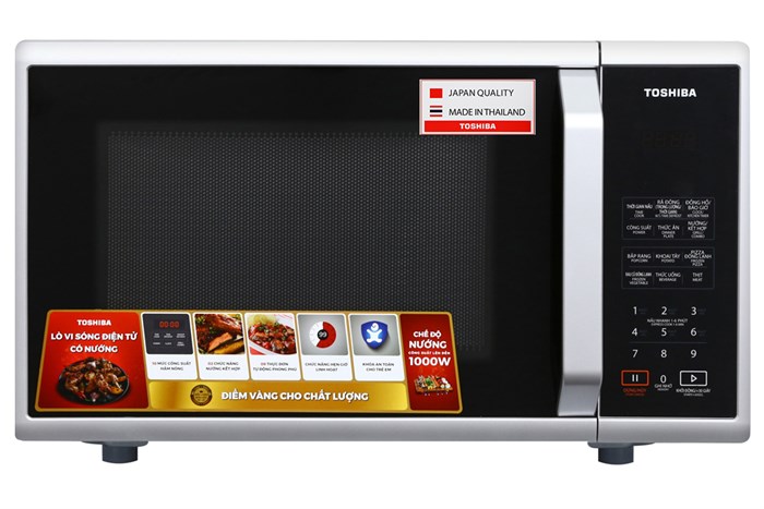 Lò vi sóng có nướng Toshiba ER-SGS23(S1)VN 23 lít Màu Bạc