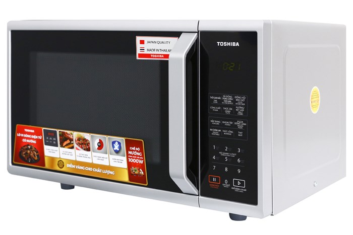 Lò vi sóng có nướng Toshiba ER-SGS23(S1)VN 23 lít Màu Bạc