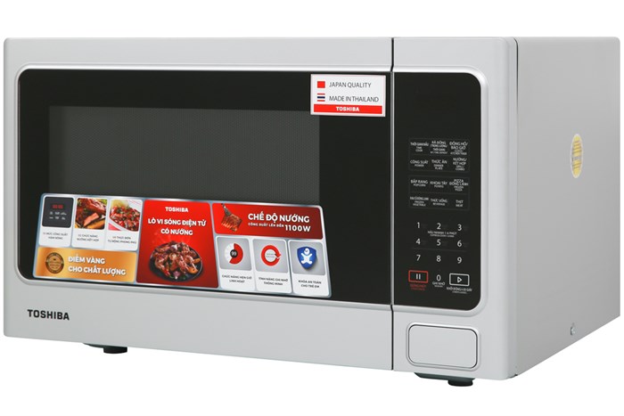 Lò vi sóng có nướng Toshiba ER-SGS34(S1)VN 34 lít Màu Bạc