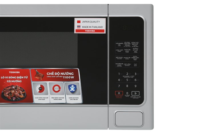 Lò vi sóng có nướng Toshiba ER-SGS34(S1)VN 34 lít Màu Bạc