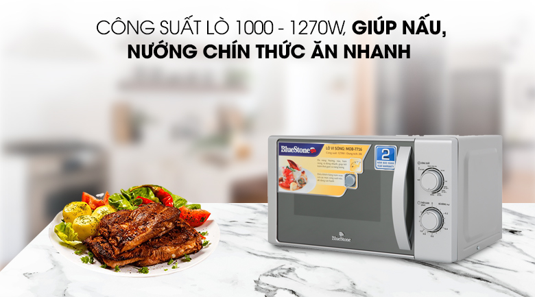 Lò vi sóng có nướng BlueStone MOB-7716 20 lít - 10