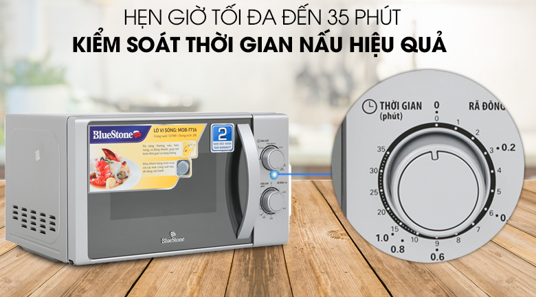 Lò vi sóng có nướng BlueStone MOB-7716 20 lít - 16