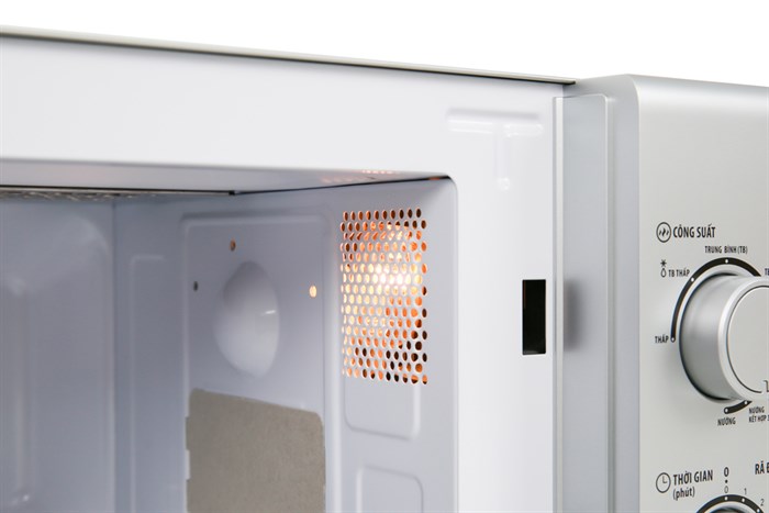 Lò vi sóng có nướng BlueStone MOB-7716 20 lít Màu Bạc