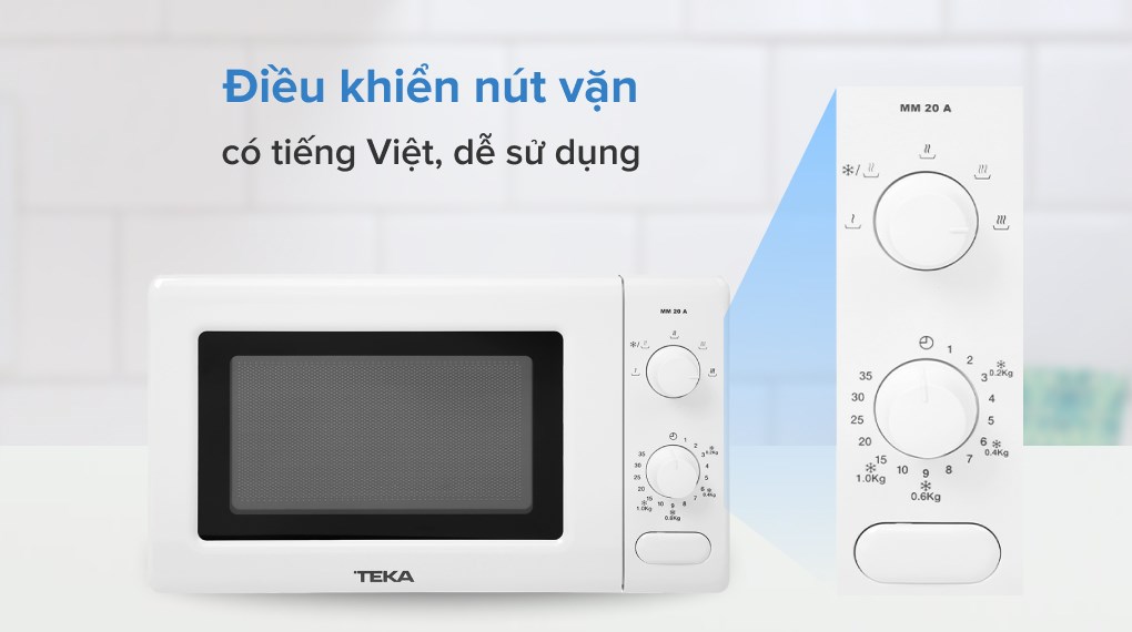 Lò vi sóng TEKA MM 20 A BLANCO 20 lít