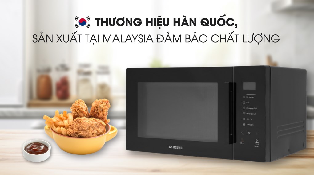 Lò vi sóng có nướng Samsung MG30T5018CK/SV 30 lít