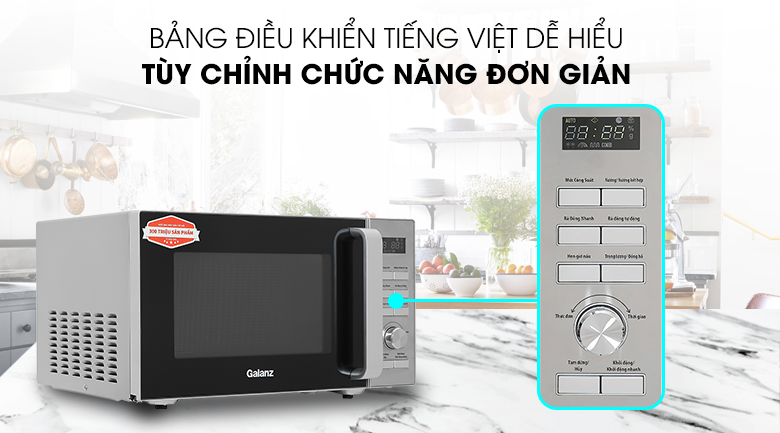 Bảng điều khiển Lò vi sóng Galanz D90D25ETL-ZWA 25 lít