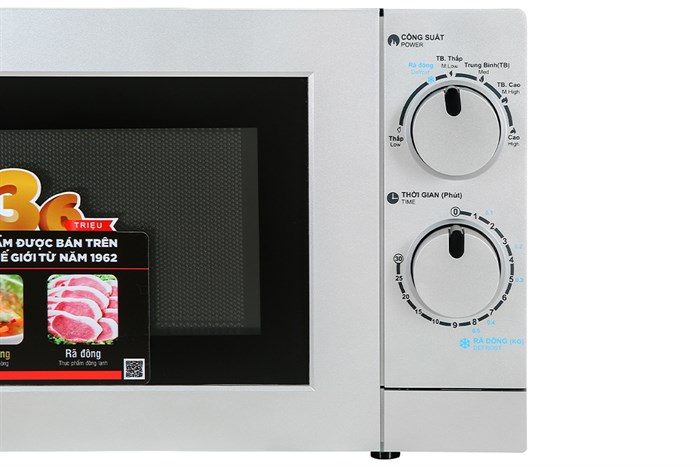 Lò vi sóng Sharp R-209VN-SK 20 lít Màu Xám