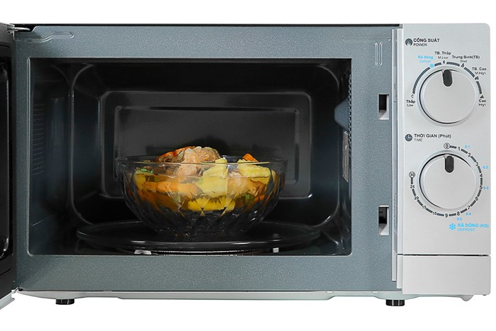 Lò vi sóng Sharp R-209VN-SK 20 lít Màu Xám