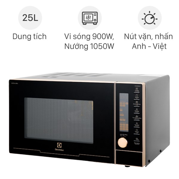 Lò vi sóng có nướng Electrolux EMG25D89GGP 25 lít