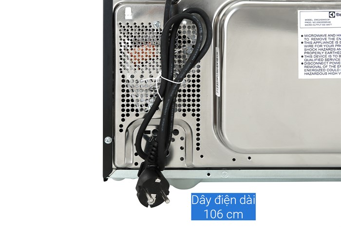 Lò vi sóng có nướng Electrolux EMG25D89GGP 25 lít Màu Đen