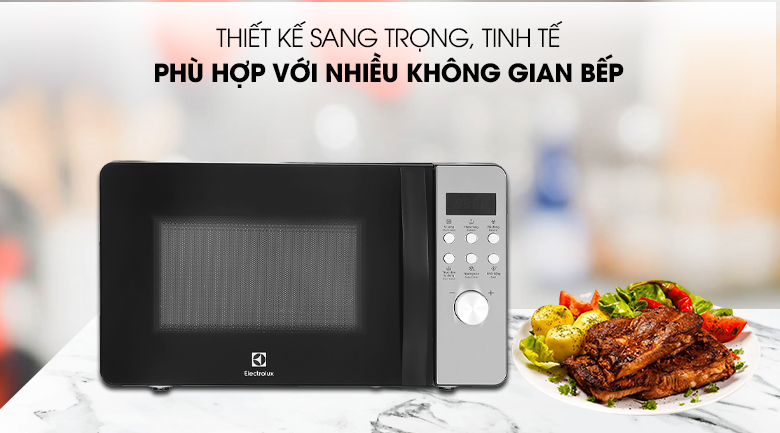 Thiết kế - Lò vi sóng EMM20D38GB 20 lít