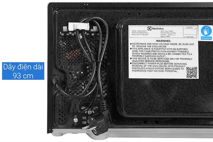 Lò vi sóng Electrolux EMM23KI9EBP 23 lít Màu Đen