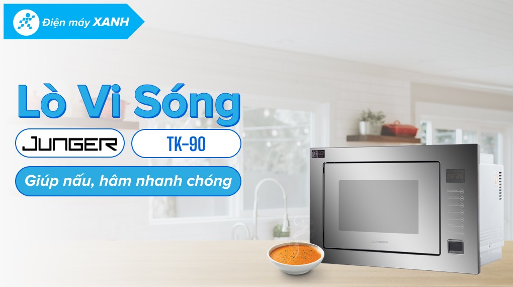 Lò vi sóng có nướng lắp âm Junger TK-90 26 lít