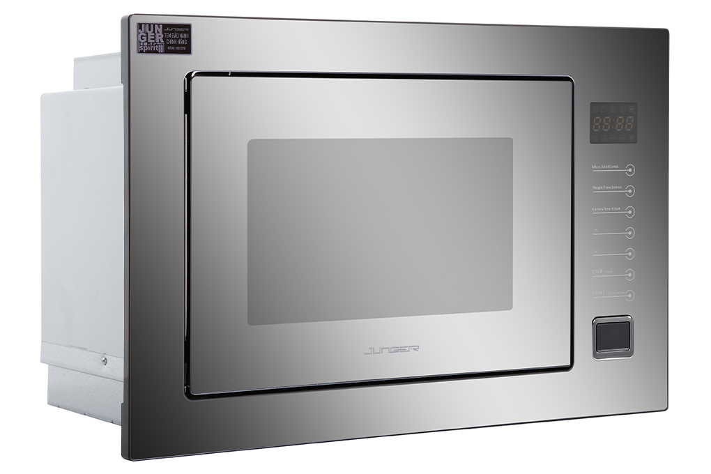Lò vi sóng có nướng lắp âm Junger TK-90 26 lít Màu Tráng gương