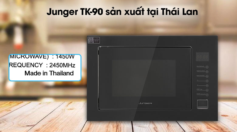 Lò vi sóng có nướng lắp âm Junger TK-90 26 lít - Sản xuất tại Thái Lan