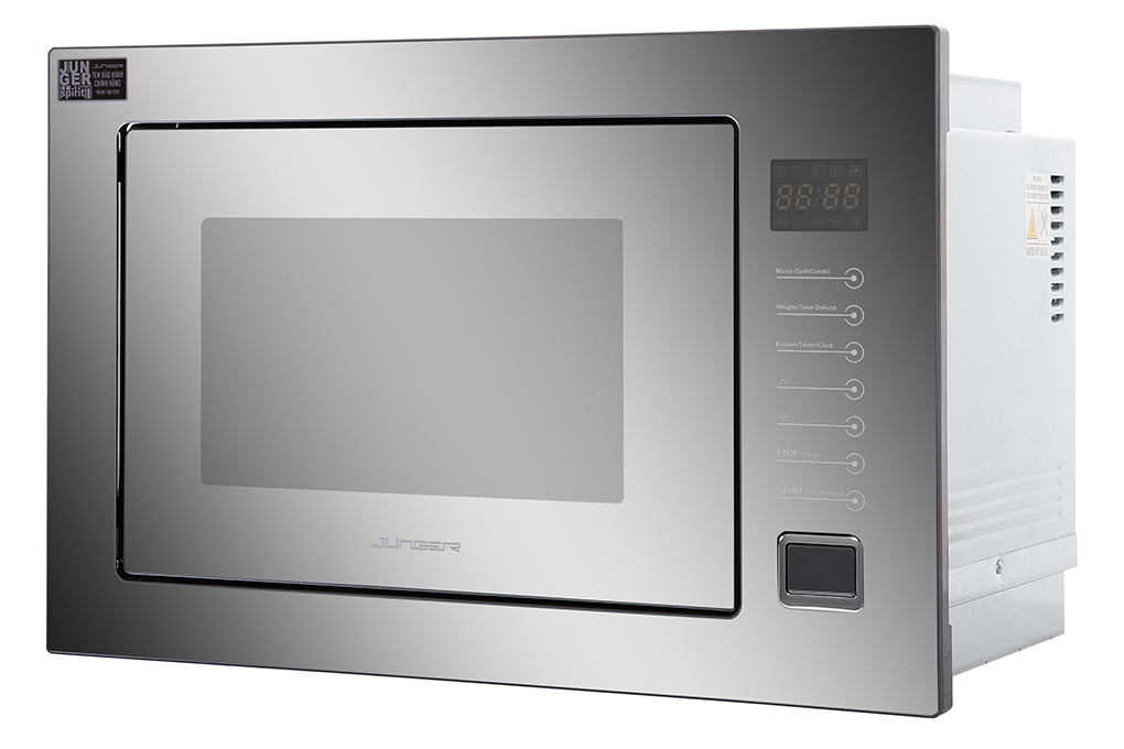 Lò vi sóng có nướng lắp âm Junger TK-90 26 lít Màu Tráng gương