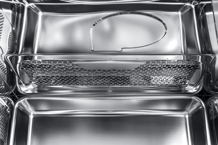 Lò vi sóng có nướng lắp âm Junger TK-90 26 lít Màu Tráng gương