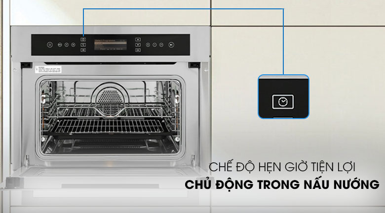 Chế độ hẹn giờ - Lò vi sóng lắp âm Modena BV3435 40 lít Chế độ hẹn giờ - Lò vi sóng lắp âm Modena BV3435 40 lít