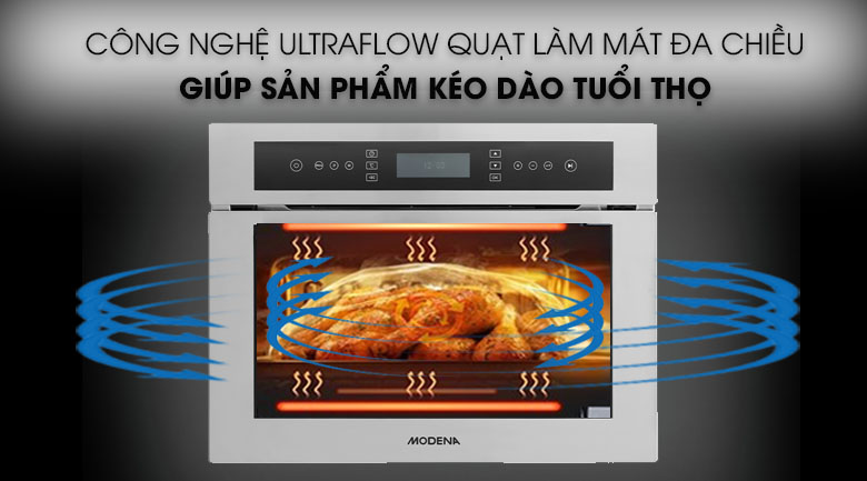 Công nghệ làm mát đa chiều - Lò vi sóng lắp âm Modena BV3435 40 lít Công nghệ làm mát đa chiều - Lò vi sóng lắp âm Modena BV3435 40 lít