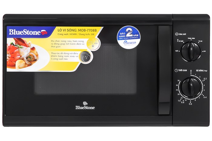 Lò vi sóng BlueStone MOB-7708B 20 lít Màu Đen