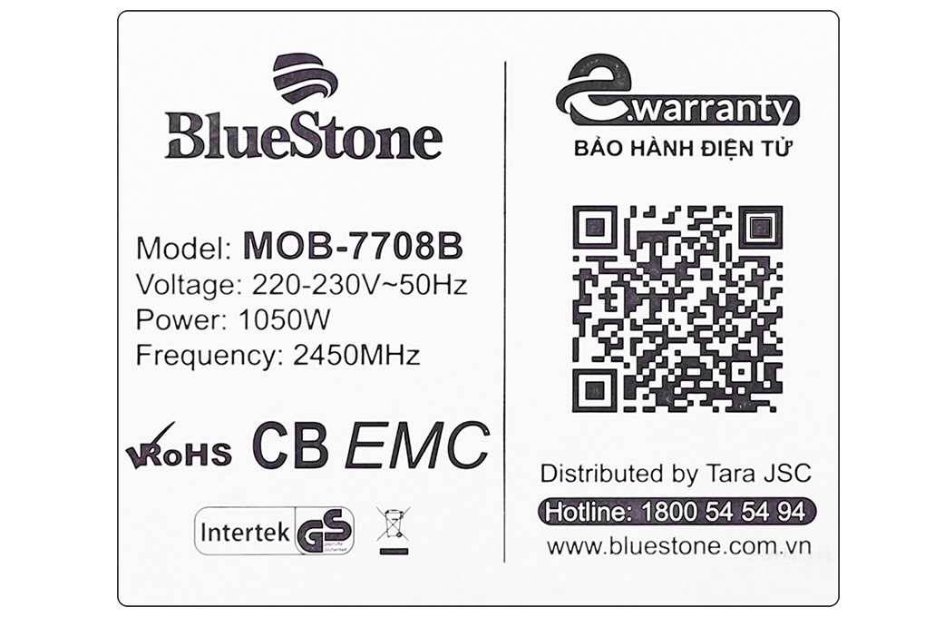 Siêu thị lò vi sóng Bluestone MOB-7708B 20 lít