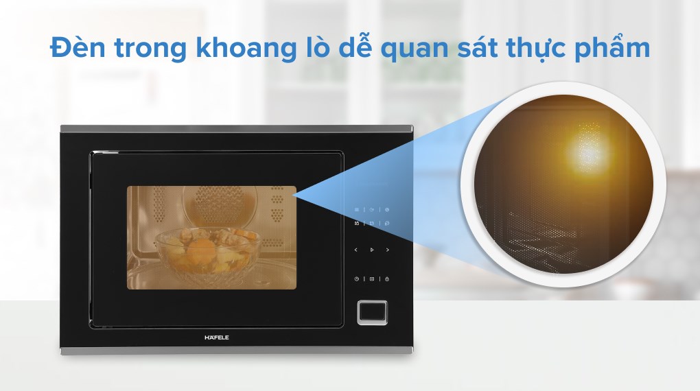 Lò vi sóng có nướng lắp âm Hafele HM-B38C (538.01.111) 32 lít