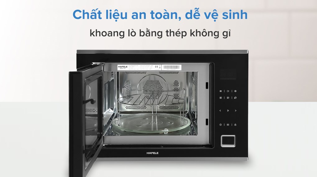 Lò vi sóng có nướng lắp âm Hafele HM-B38C (538.01.111) 32 lít