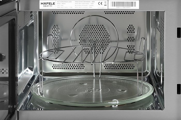 Lò vi sóng có nướng lắp âm Hafele HM-B38C (538.01.111) 32 lít Màu Đen