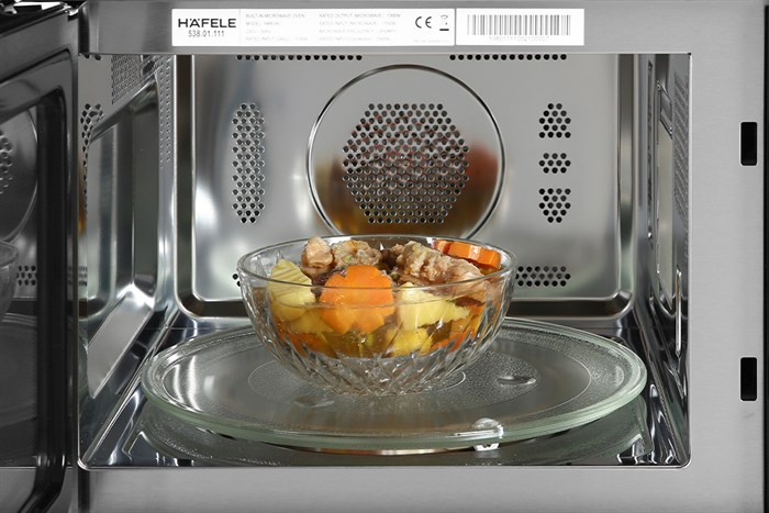Lò vi sóng có nướng lắp âm Hafele HM-B38C (538.01.111) 32 lít Màu Đen