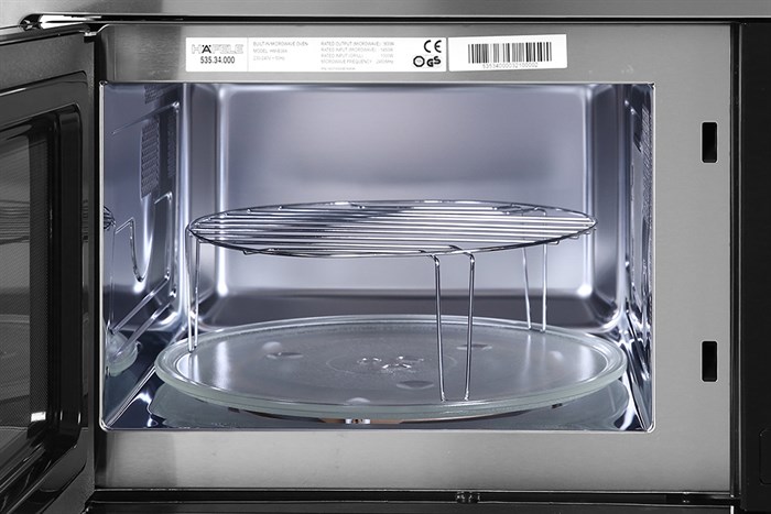 Lò vi sóng có nướng lắp âm Hafele HM-B38A (535.34.000) 25 lít Màu Xám