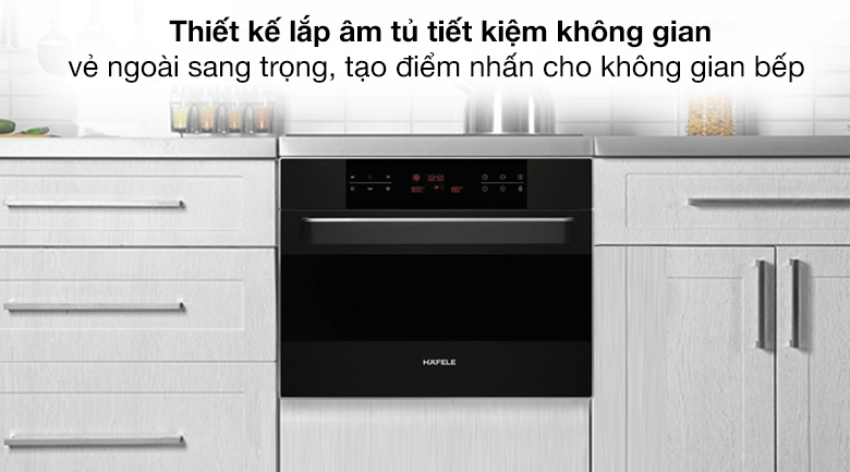 Thiết kế - Lò vi sóng kết hợp nướng lắp âm Hafele HO-KT45B (535.02.731) 44 lít