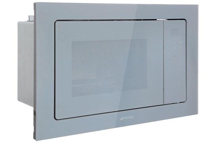 Lò vi sóng có nướng lắp âm Smeg FMI120S2 20 lít (536.34.192) Màu Xám