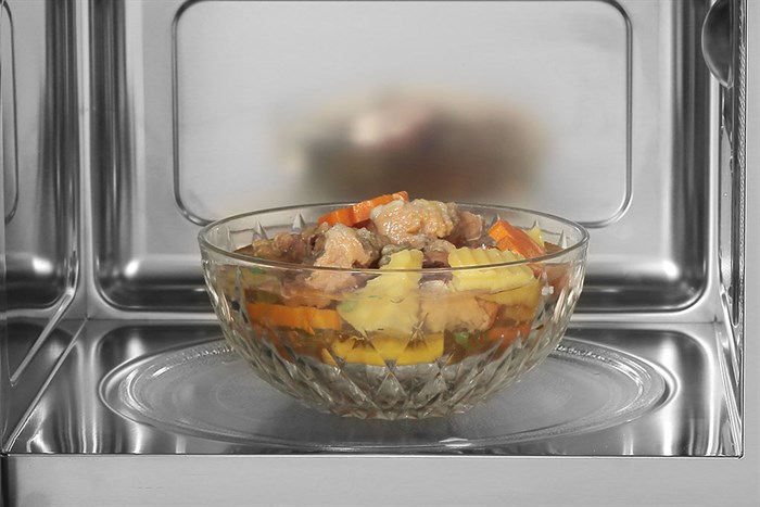 Lò vi sóng có nướng lắp âm Smeg FMI120S2 20 lít (536.34.192) Màu Xám