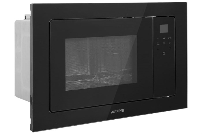 Lò vi sóng có nướng lắp âm Smeg FMI120N2 20 lít (536.64.961) Màu Đen