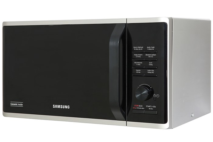 Lò vi sóng có nướng Samsung MG23K3515AS/SV 23 Lít Màu Đen - Bạc