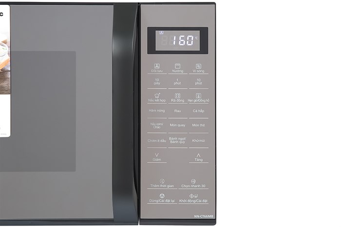 Lò vi sóng có nướng Panasonic NN-CT66MBYUE 27 lít Màu Đen