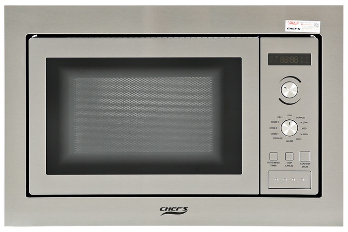 Lò vi sóng có nướng lắp âm Chef's EH-MW801S 25 lít Màu Bạc Inox
