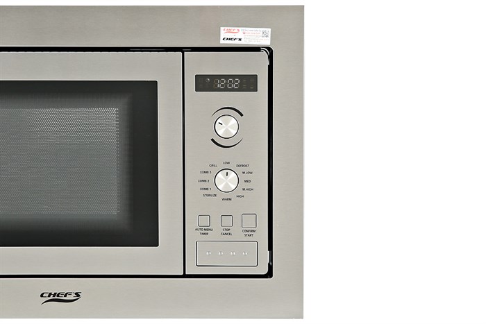 Lò vi sóng có nướng lắp âm Chef's EH-MW801S 25 lít Màu Bạc Inox