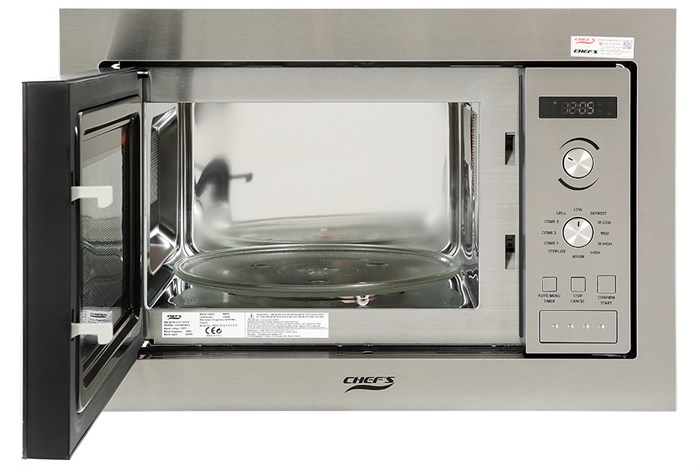 Lò vi sóng có nướng lắp âm Chef's EH-MW801S 25 lít Màu Bạc Inox