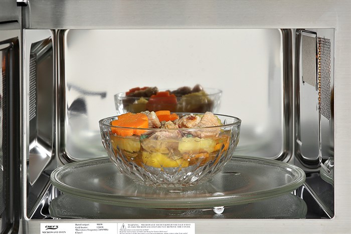 Lò vi sóng có nướng lắp âm Chef's EH-MW801S 25 lít Màu Bạc Inox