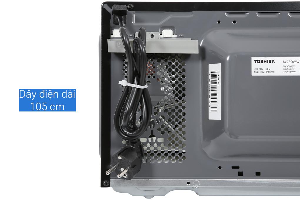 Lò vi sóng Toshiba MWP-MM20P(BK) 20 lít Màu Đen