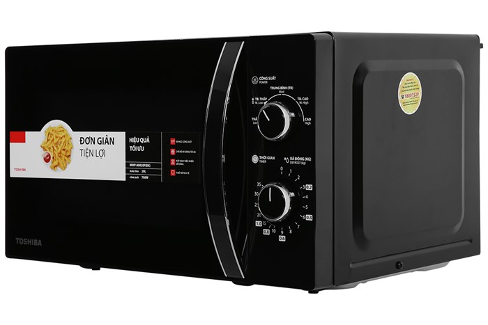 Lò vi sóng Toshiba MWP-MM20P(BK) 20 lít Màu Đen