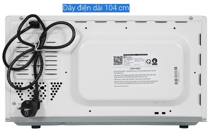 Lò vi sóng Electrolux EMM20K22W 20 lít Màu Trắng