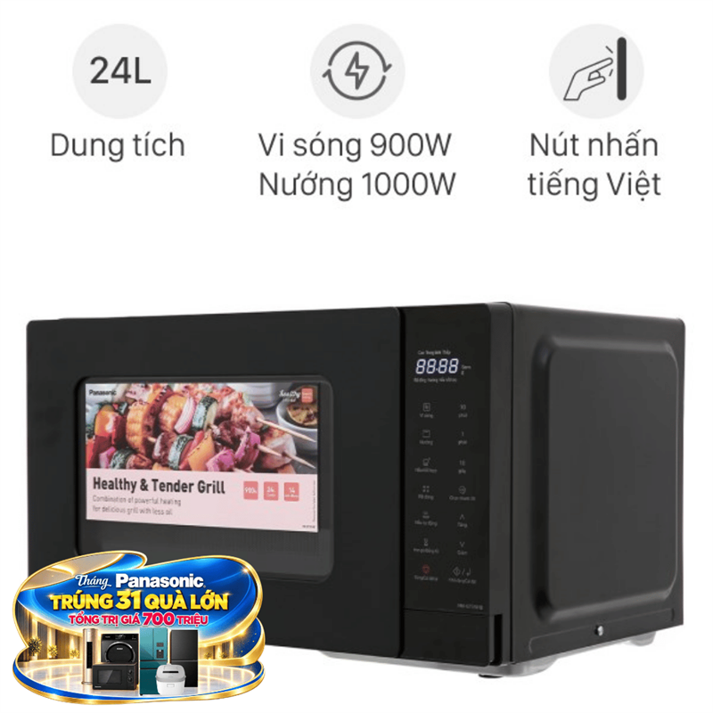 Lò vi sóng có nướng Panasonic NN-GT35NBYUE