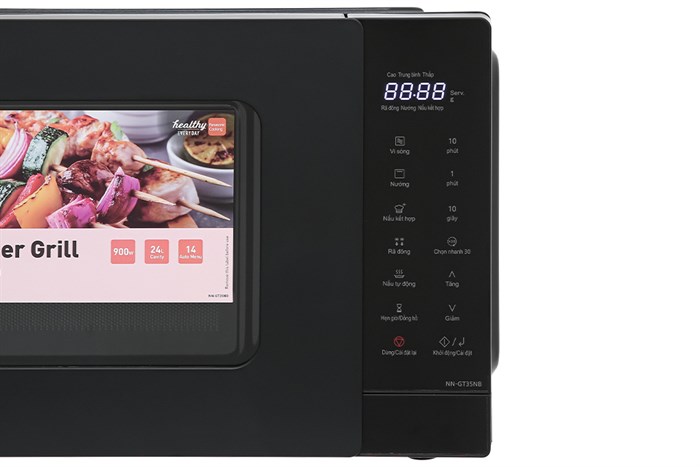 Lò vi sóng có nướng Panasonic NN-GT35NBYUE 24 lít Màu Đen