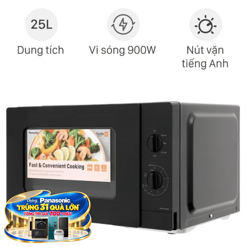 Lò vi sóng Panasonic NN-SM33NBYUE 25 lít