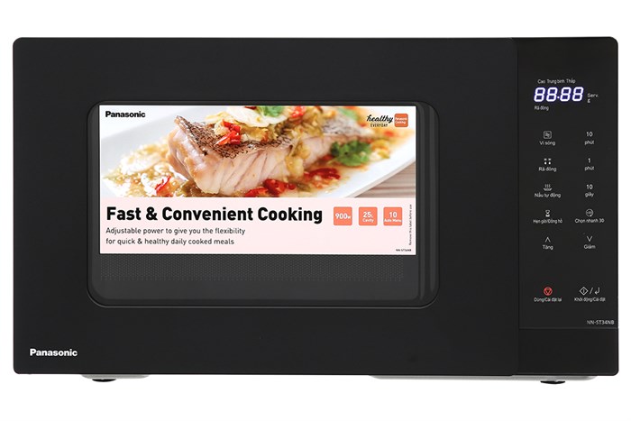 Lò vi sóng Panasonic NN-ST34NBYUE 25 lít Màu Đen