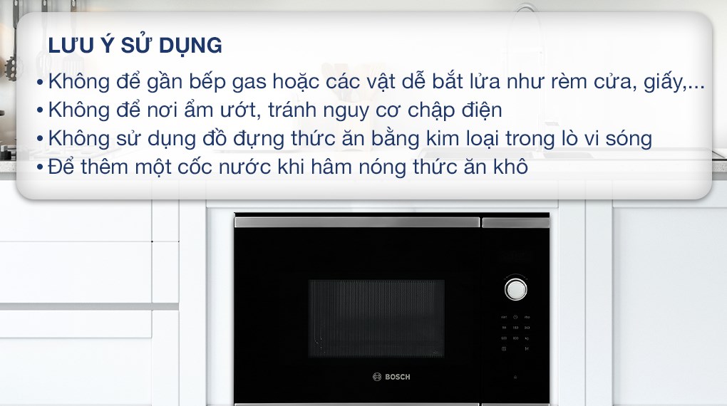 Lò vi sóng âm Bosch BFL523MS0B 20 lít