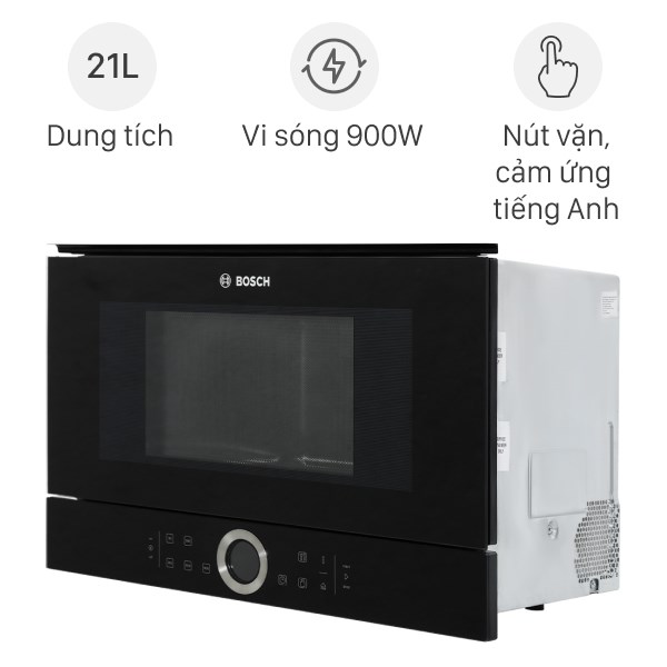 Lò vi sóng âm Bosch BFL634GB1B 21 lít
