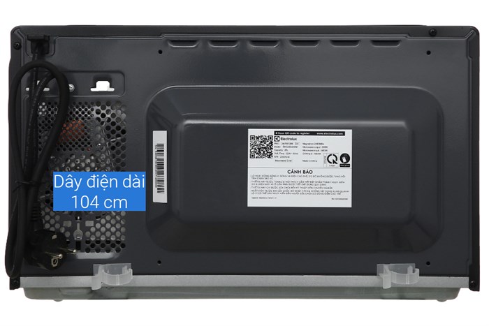 Lò vi sóng có nướng Electrolux EMG25D22BM 25 lít Màu Đen